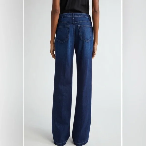 L'AGENCE Clayton High Waist Wide Leg Jeans Harlan WashNWT Premium Denim Sz 28